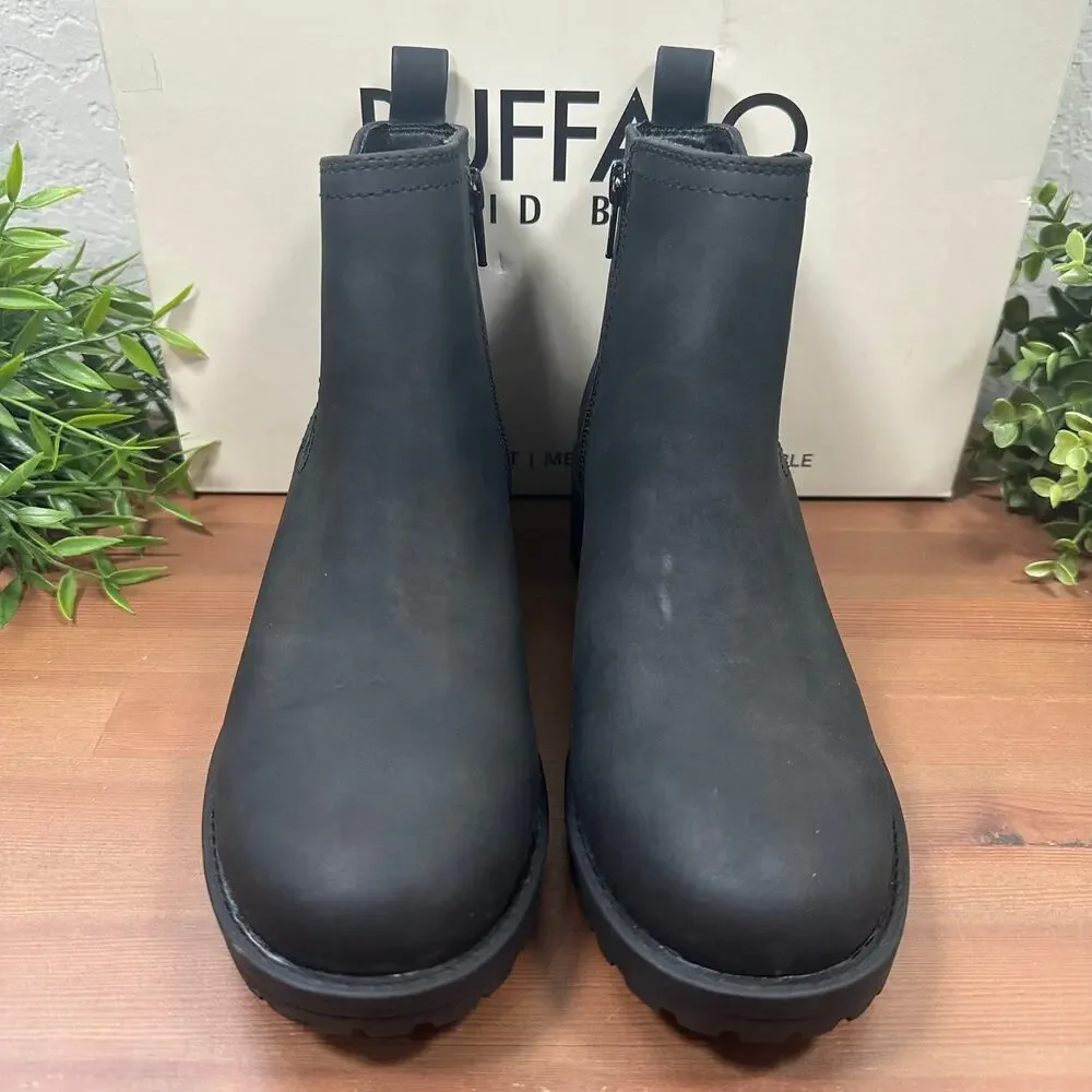Buffalo David Bitton Women's Anna Black Water Repellant Boots‎ Size 10